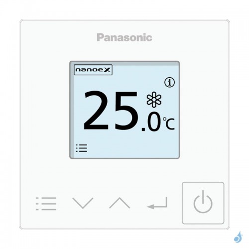 Climatiseur Panasonic Cassette 4 voies 60x60 S-M20PY3E 2.0kW Multi Split Livré avec commande filaire CZ-RTC6W et façade