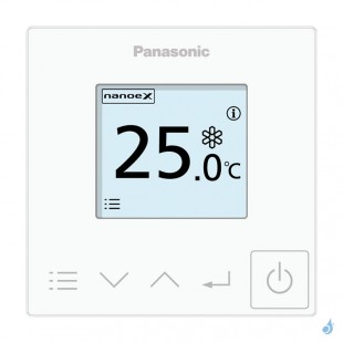 Climatiseur Panasonic Cassette 4 voies 60x60 S-M20PY3E 2.0kW Multi Split Livré avec commande filaire CZ-RTC6W et façade