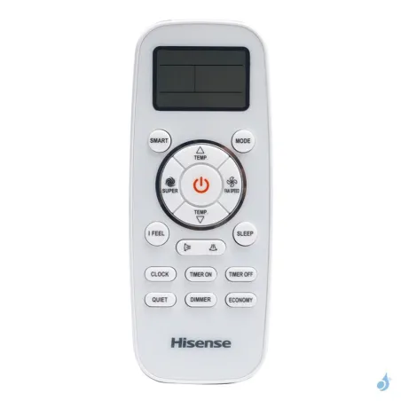 Climatisation mono split HISENSE Mural Easy Smart 3.2kW CA35MR0BG + CA35MR0BW PAC air/air Inverter Silencieuse