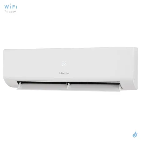 Climatiseur mono split HISENSE Mural Energy Ultra 3.5kW KE35XR01G + AS35XR01W WiFi de série PAC air/air Inverter Silencieuse