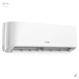 Climatiseur mono split HISENSE Mural Energy Pro Plus 2.5kW QE25XV2AG + QE25XV2XW WiFi de série PAC air/air Inverter Silencieuse 2