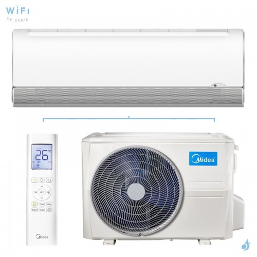 Climatiseur Mono split Midea BREEZELESS 35(12)N8H 3.52kW WiFi Mural Inverter PAC air-air MSFAAU-12HRFN8 + MOB01-12HFN8A