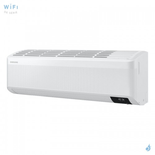 Climatiseur SAMSUNG Windfree Avant 2.5kW AR09TXEAAWKNEU + AR09TXEAAWKXEU Mono Split Wifi de série PAC air-air réversible