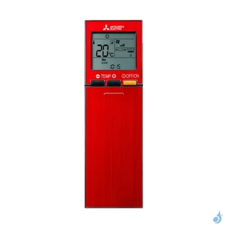 Quadri split Mitsubishi MSZ-LN Rouge MXZ-5F102VF2 10kW tailles 25 + 25 + 25 + 25 MSZ-LN25VG2R (x4) Mural Design de Luxe WiFi