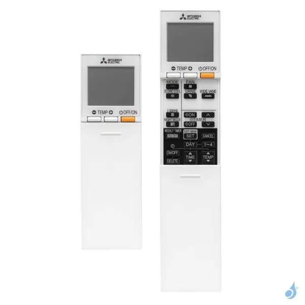 Penta split Console MFZ-KT MXZ-5F102VF2 10.2kW tailles 25 + 25 + 25 + 25 + 25 MFZ-KT25VGK (x5) WiFi Mitsubishi Design Inverter