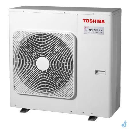 Quadri split Toshiba cassette RAS-4M27G3AVG-E 8.0kW Tailles 25 + 25 + 25 + 25 RAS-M10S4MUVG-E (x4) avec commande RBC-AMSU52-E
