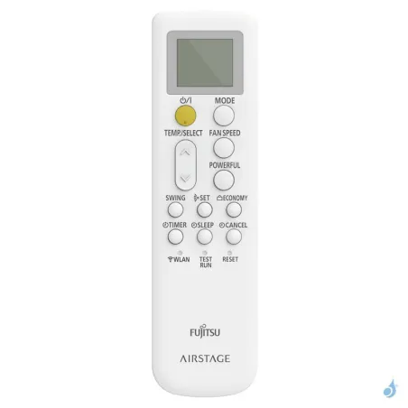 Climatisation bi split FUJITSU Mural KNCA AOEG14KBCA2 4kW tailles 20 + 20 Mural compact WiFi de série ASEH07KNCA + ASEH07KNCA