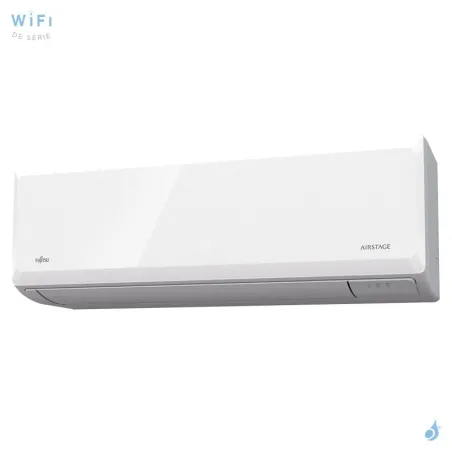 Climatisation bi split FUJITSU Mural KNCA AOEG24KBCA3 6.8kW tailles 35 + 35 Mural compact WiFi de série ASEH12KNCA + ASEH12KNCA