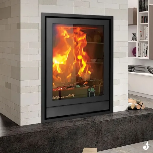 Insert à bois Nestor Martin IQH 33 Puissance 8.4kW Woodbox Sortie Fumée Supérieure