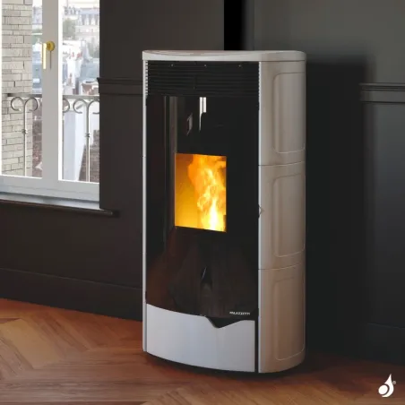 Poêle à granulés étanche Palazzetti Ecofire Nadine TC 9 US Puissance 9kW Sortie Fumée Coaxiale Ø8/13cm