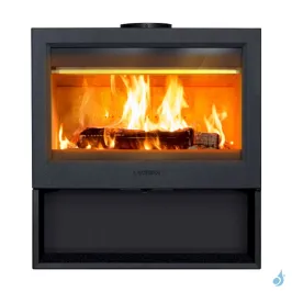 Poêle à bois Lacunza Lugo Puissance 12.0kW Structure Fonte Sortie Fumée Supérieure Ø20 cm