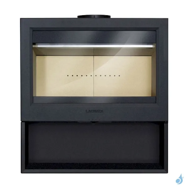 Poêle à bois Lacunza Lugo Puissance 12.0kW Structure Fonte Sortie Fumée Supérieure Ø20 cm