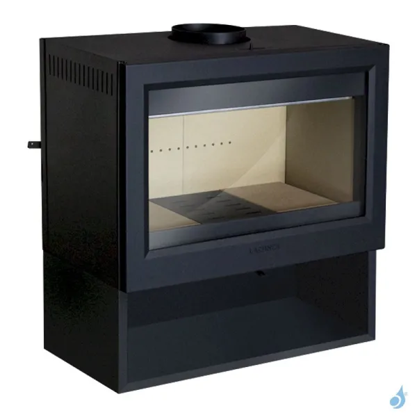 Poêle à bois Lacunza Lugo Puissance 12.0kW Structure Fonte Sortie Fumée Supérieure Ø20 cm