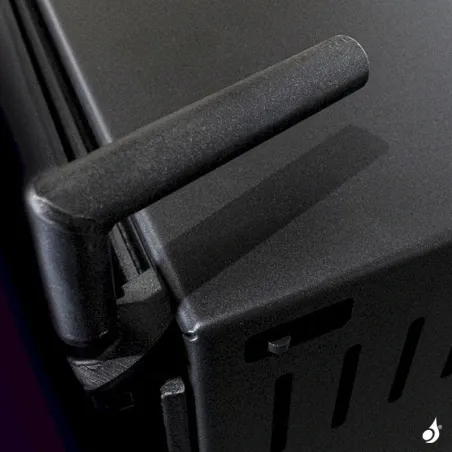 Poêle à bois Lacunza Lugo Puissance 12.0kW Structure Fonte Sortie Fumée Supérieure Ø20 cm