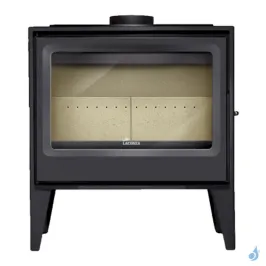 Poêle à bois Lacunza Martina Puissance 7kW Structure Acier Sortie Fumée Supérieure Ø15 cm 2