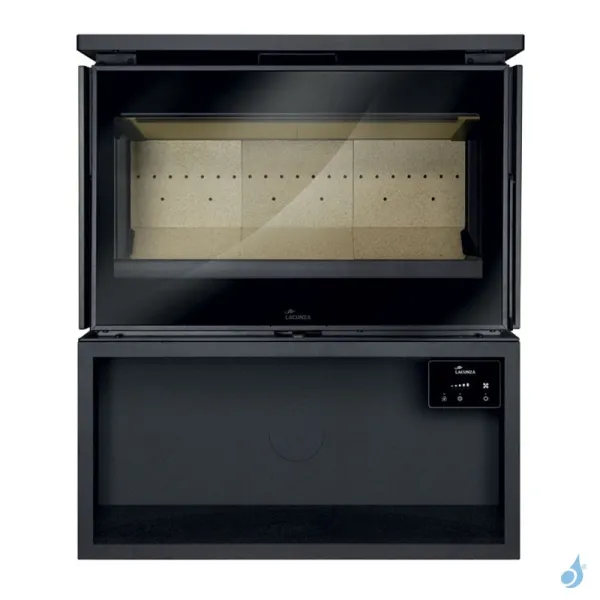 Poêle à bois Lacunza Paris 700 CLID Puissance 9.5kW Structure Acier Sortie Fumée Supérieure Ø15 cm