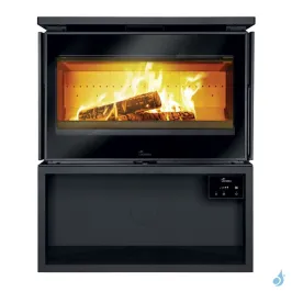 Poêle à bois Lacunza Paris 700 CLID Puissance 9.5kW Structure Acier Sortie Fumée Supérieure Ø15 cm