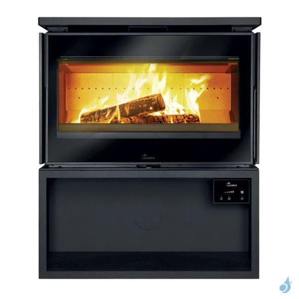 Poêle à bois Lacunza Paris 700 CLID Puissance 9.5kW Structure Acier Sortie Fumée Supérieure Ø15 cm