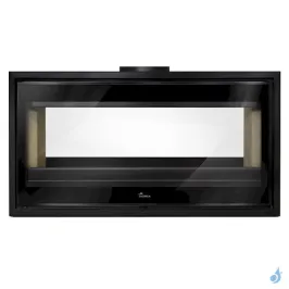 Poêle à bois Lacunza Verona Puissance 17kW Structure Acier Sortie Fumée Supérieure Ø20 cm 2