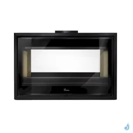 Poêle à bois Lacunza Verona 800 Puissance 15kW Structure Acier Sortie Fumée Supérieure Ø20 cm 2