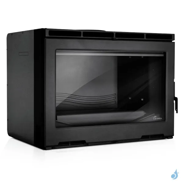 Insert à bois Lacunza Midi 700 Puissance 11kW Structure Fonte Sortie Fumée Supérieure Ø20 cm