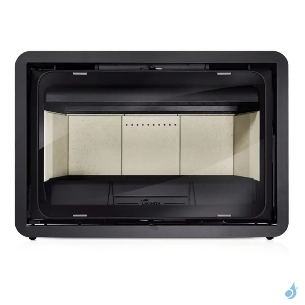 Insert à bois Lacunza K2 800 Puissance 8.5kW Structure Fonte Sortie Fumée Supérieure Ø20 cm