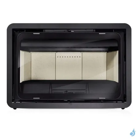 Insert à bois Lacunza K2 800 Puissance 8.5kW Structure Fonte Sortie Fumée Supérieure Ø20 cm