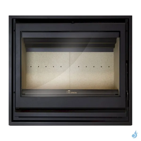 Insert à bois Lacunza Baltic 700 Puissance 10.5kW Structure Acier Sortie Fumée Supérieure Ø15 cm