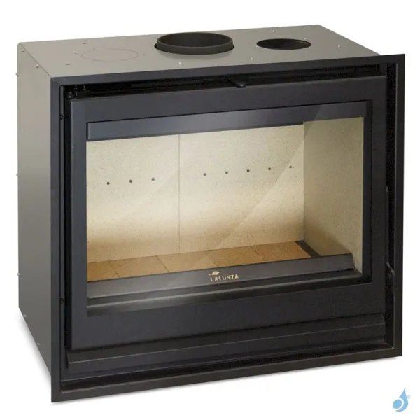 Insert à bois Lacunza Baltic 700 Puissance 10.5kW Structure Acier Sortie Fumée Supérieure Ø15 cm