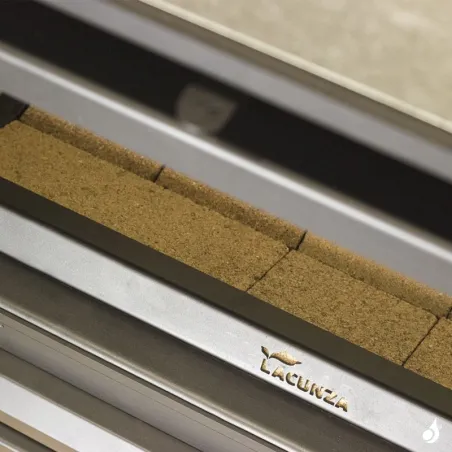 Insert à bois Lacunza Baltic 800 Puissance 13kW Structure Acier Sortie Fumée Supérieure Ø15 cm