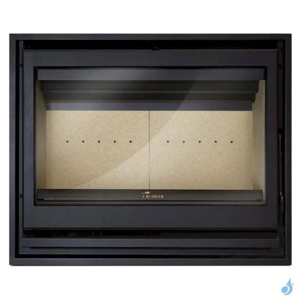 Insert à bois Lacunza Baltic 800 Puissance 13kW Structure Acier Sortie Fumée Supérieure Ø15 cm