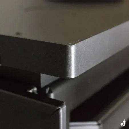 Insert à bois Lacunza Adour 500 Puissance 5.5kW Avec Ventilateur Sortie Fumée Supérieure Ø15 cm