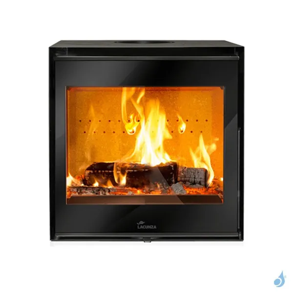 Insert à bois Lacunza Adour 500 ST Puissance 5.5kW Convection Naturelle Sortie Fumée Supérieure Ø15 cm