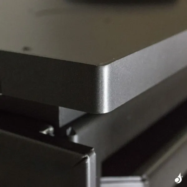 Insert à bois Lacunza Adour 600 Puissance 7.0kW Avec Ventilateur Sortie Fumée Supérieure Ø15 cm