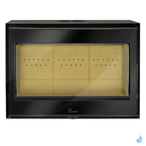 Insert à bois Lacunza Adour 700 Puissance 7.0kW Avec Ventilateur Sortie Fumée Supérieure Ø15 cm