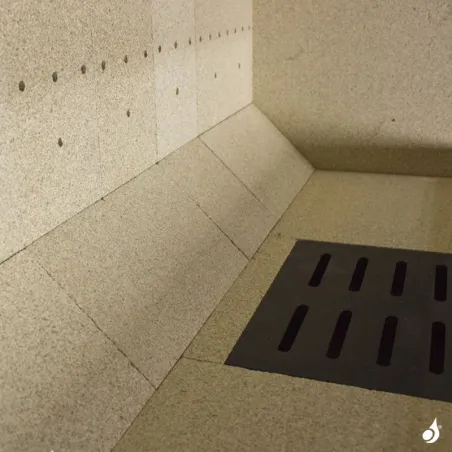 Insert à bois Lacunza Adour 700 Puissance 7.0kW Avec Ventilateur Sortie Fumée Supérieure Ø15 cm