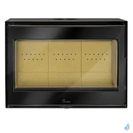 Insert à bois Lacunza Adour 700 ST Puissance 7.0kW Convection Naturelle Sortie Fumée Supérieure Ø15 cm 2