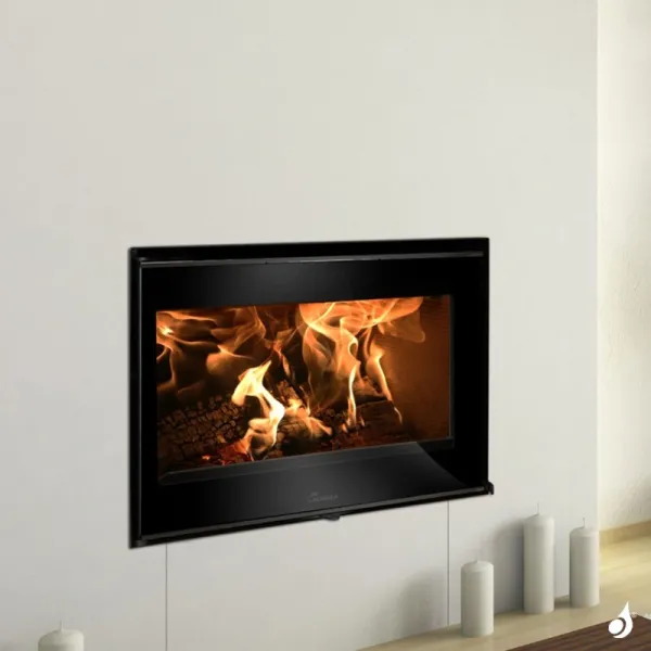 Insert à bois Lacunza Adour 700 ST Puissance 7.0kW Convection Naturelle Sortie Fumée Supérieure Ø15 cm