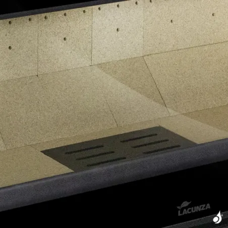 Insert à bois Lacunza Adour 700 ST Puissance 7.0kW Convection Naturelle Sortie Fumée Supérieure Ø15 cm