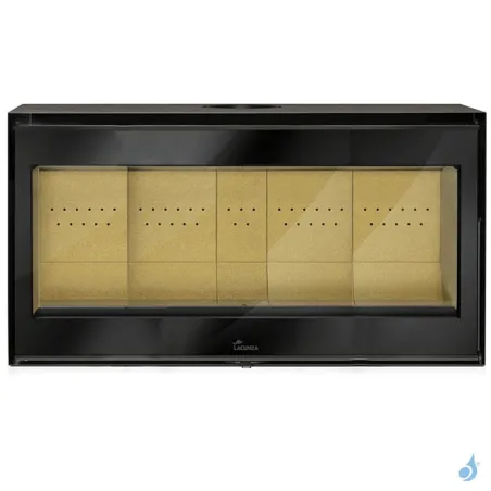 Insert à bois Lacunza Adour 1000 ST Puissance 11.0kW Convection Naturelle Sortie Fumée Supérieure Ø15 cm