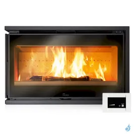 Insert à bois Lacunza Adour 600 CLI/CLD Puissance 9.0kW Structure Acier Sortie Fumée Supérieure Ø15 cm