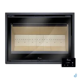 Insert à bois Lacunza Loire 800 Puissance 10.0kW Structure Acier Sortie Fumée Supérieure Ø15 cm 2