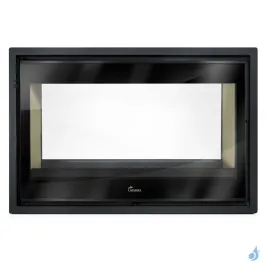 Insert à bois Lacunza Nickel 800 Puissance 15.0kW Double Face Structure Acier Sortie Fumée Supérieure Ø20 cm 2