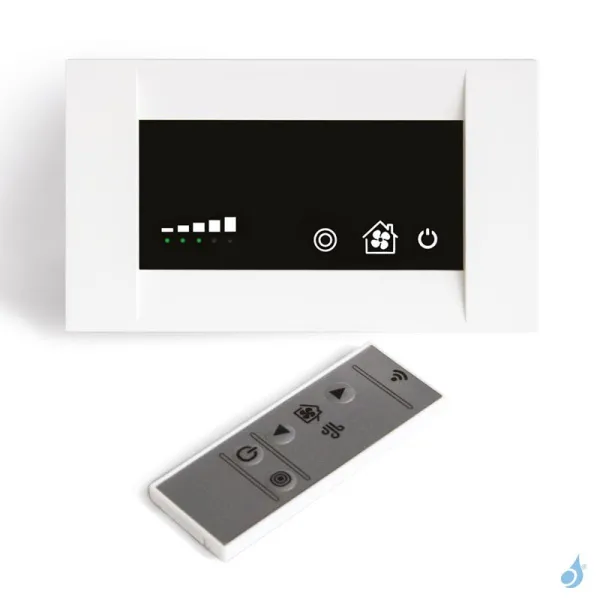 Cheminée à bois Lacunza Inca 80 V CV Puissance 15.0kW Avec Ventilateur Sortie Fumée Ø20 cm