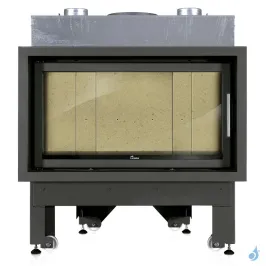 Cheminée à bois Lacunza Inca 100 V CV Puissance 15.5kW Avec Ventilateur Sortie Fumée Ø25 cm 2