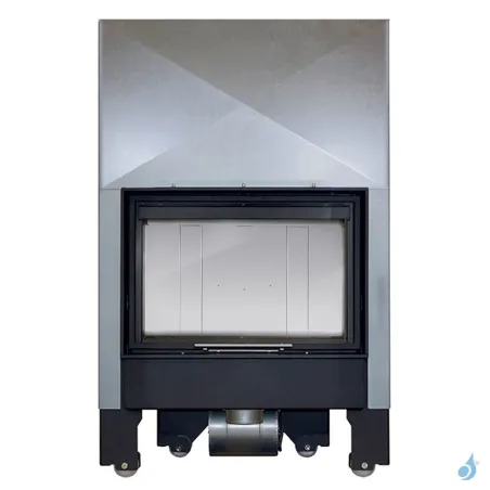 Cheminée à bois Lacunza Itaca 80 CV Eco Puissance 12.0kW Avec Ventilateur Sortie Fumée Ø20 cm