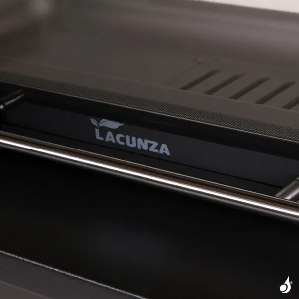 Cheminée à bois Lacunza Itaca 80 CV Eco Puissance 12.0kW Avec Ventilateur Sortie Fumée Ø20 cm