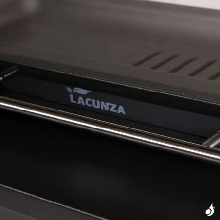 Cheminée à bois Lacunza Itaca 120 CV Eco Puissance 14.0kW Avec Ventilateur Sortie Fumée Ø20 cm