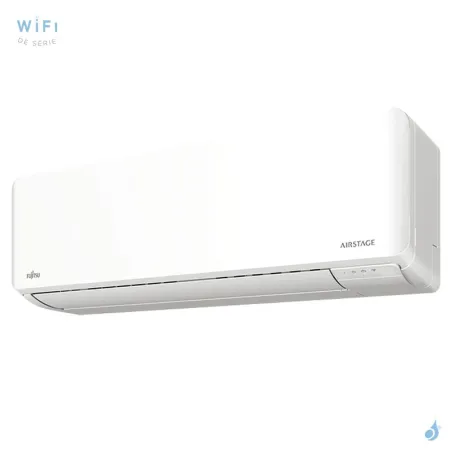 Climatiseur bi split FUJITSU Mural KMCG AOEG14KBCA2 4kW tailles 20 + 20 WiFi de série ASEH07KMCG + ASEH09KMCG
