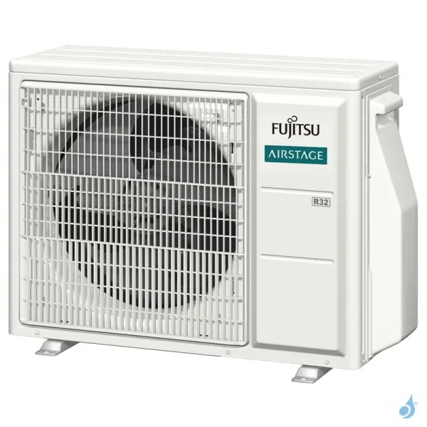 Climatiseur bi split FUJITSU Mural KMCG AOEG18KBCA2 5kW tailles 20 + 35 WiFi de série ASEH07KMCG + ASEH12KMCG
